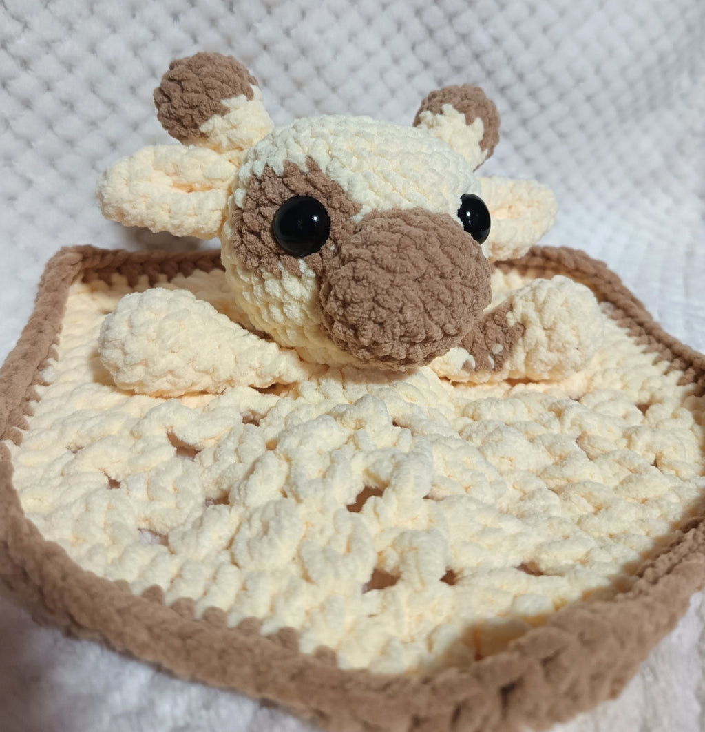 Doudou tête de girafe
