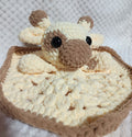 Doudou tête de girafe