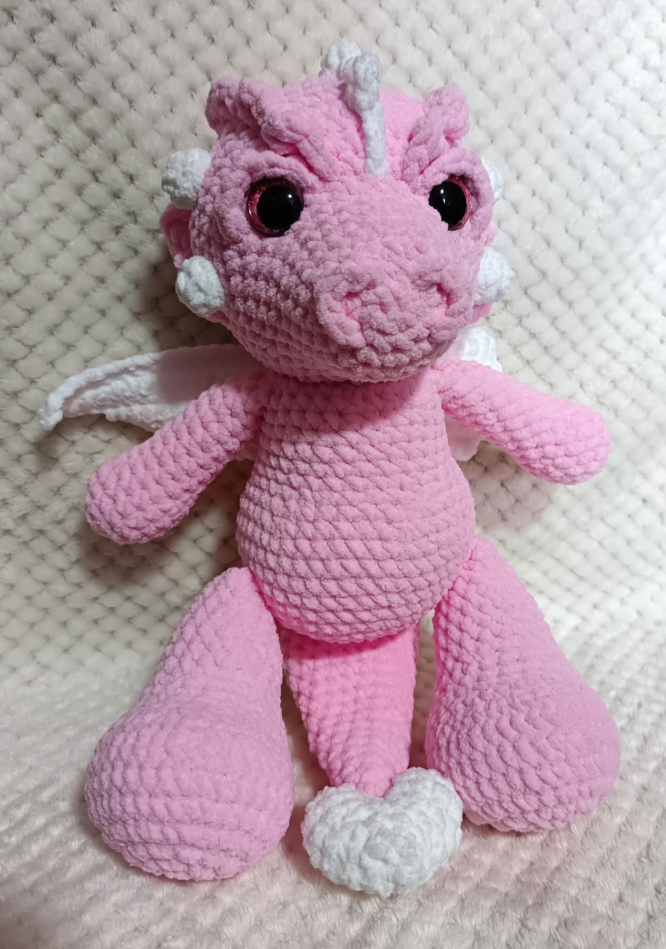 Dragon rose ailé