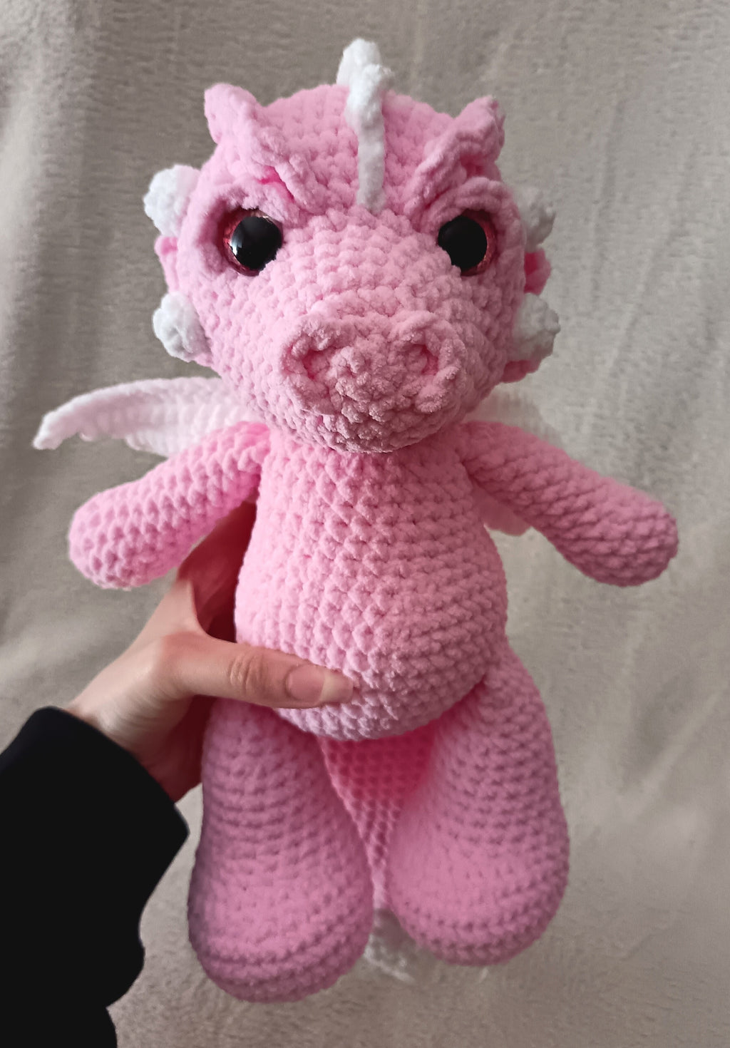 Dragon rose ailé