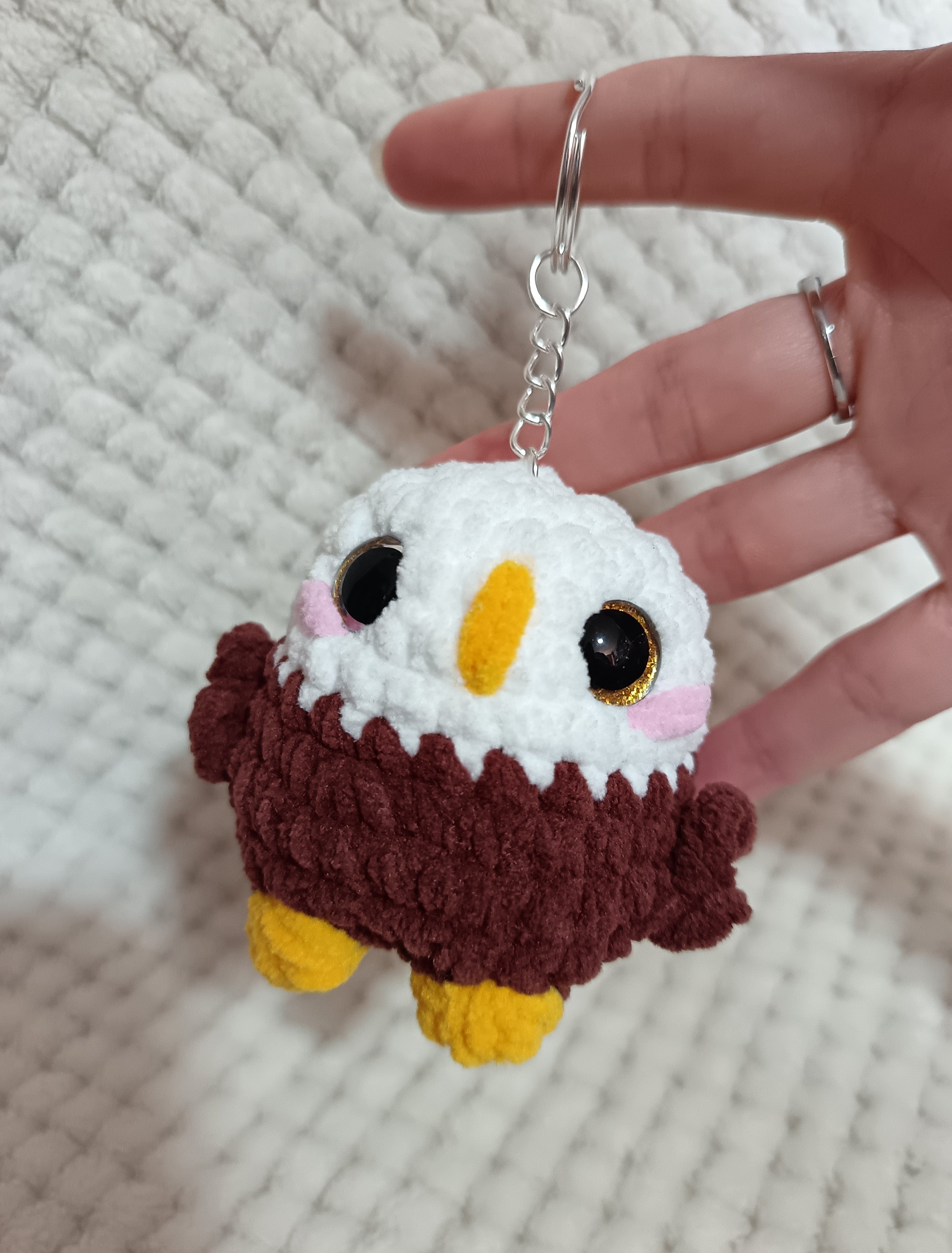 Porte-clés bébé Léon l'aigle
