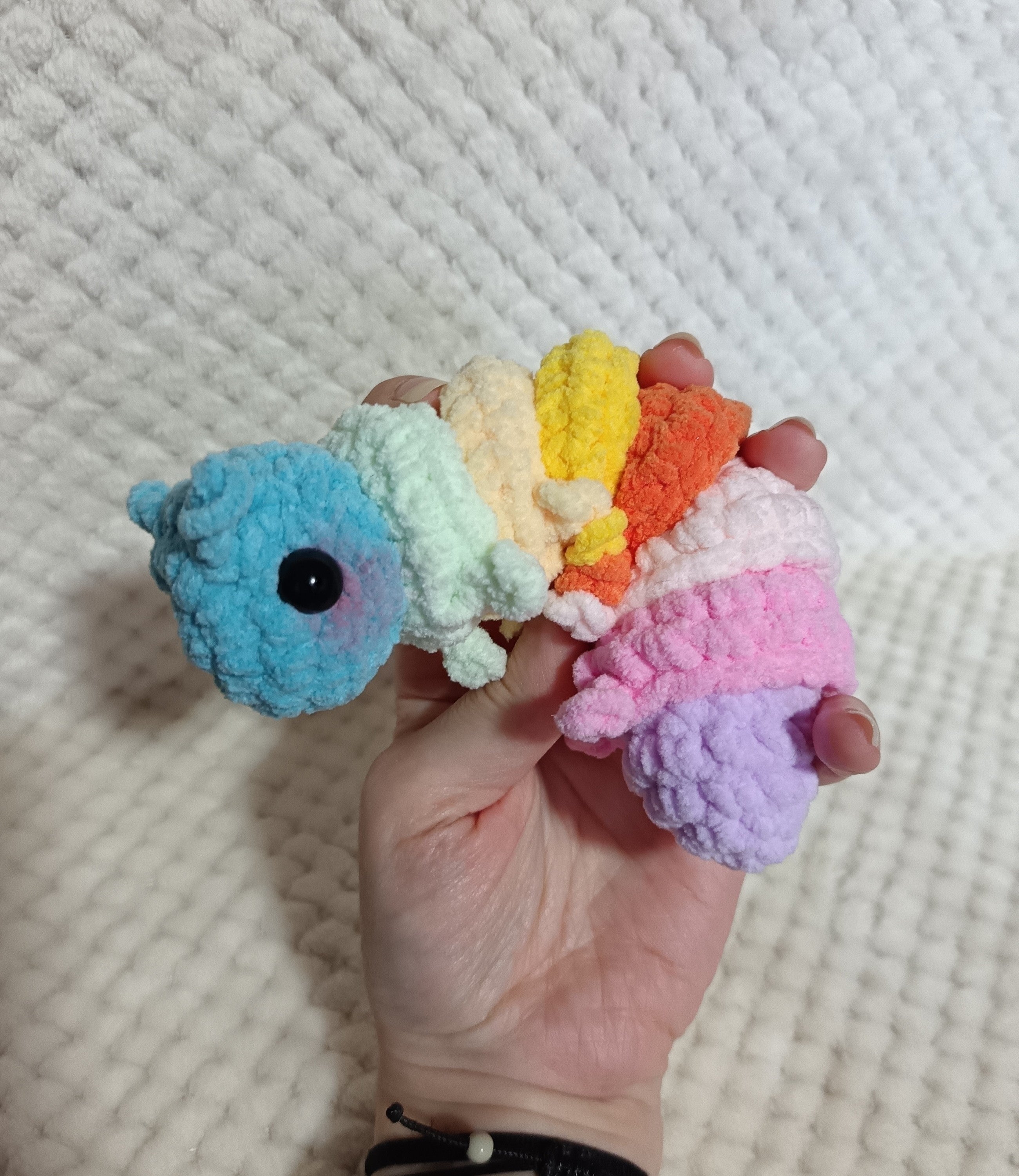Chenille multicolore