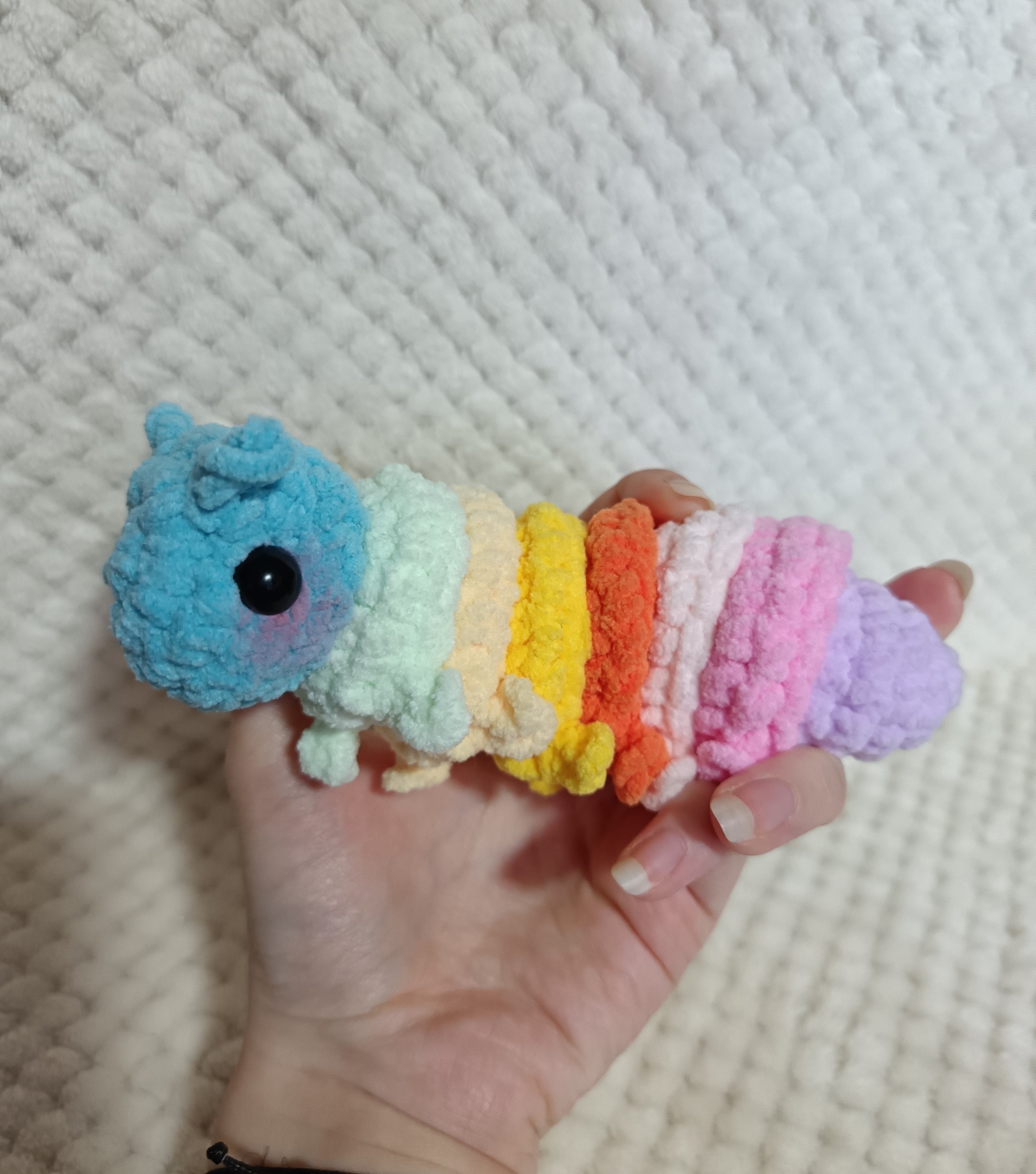 Chenille multicolore