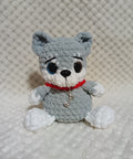 Husky avec collier os