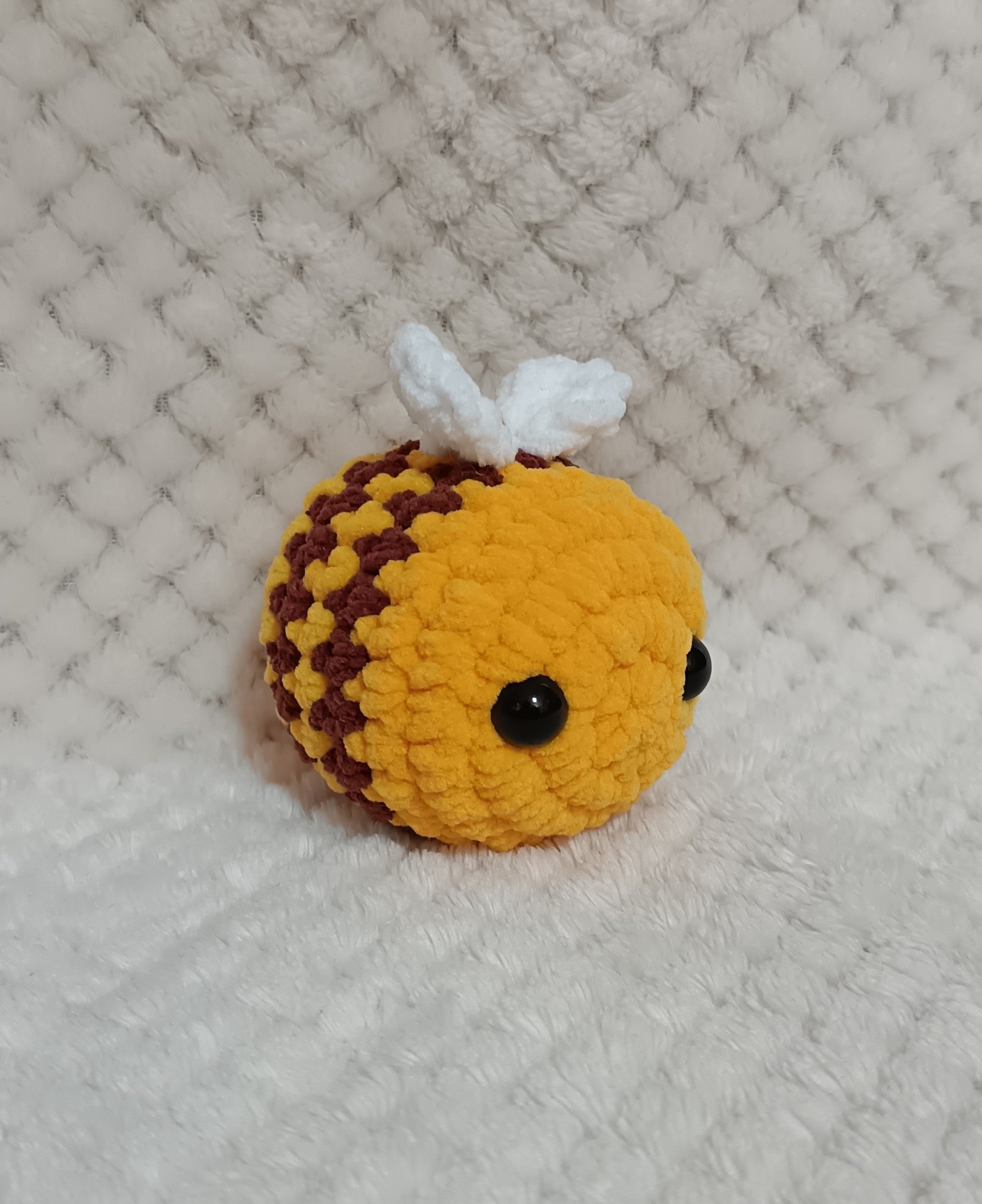Porte-clés Abeille velours