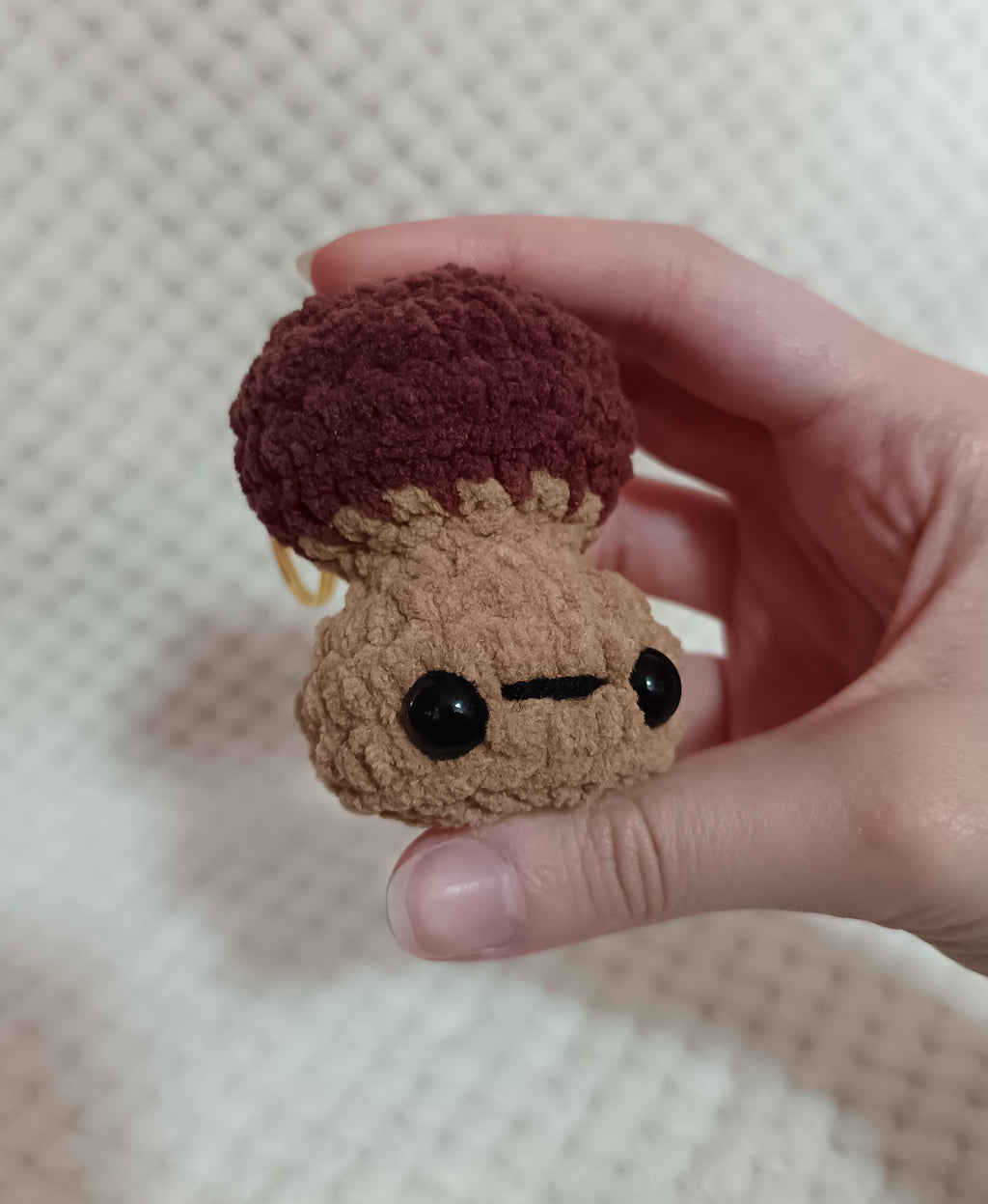 Porte-clés Champignon marron
