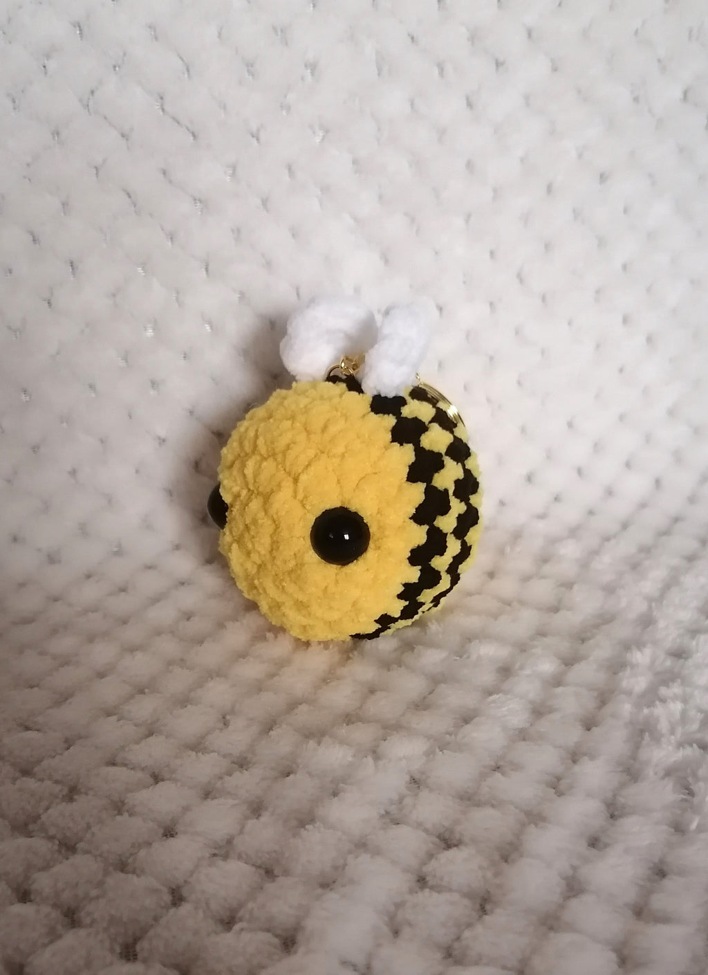 Porte-clés Abeille velours