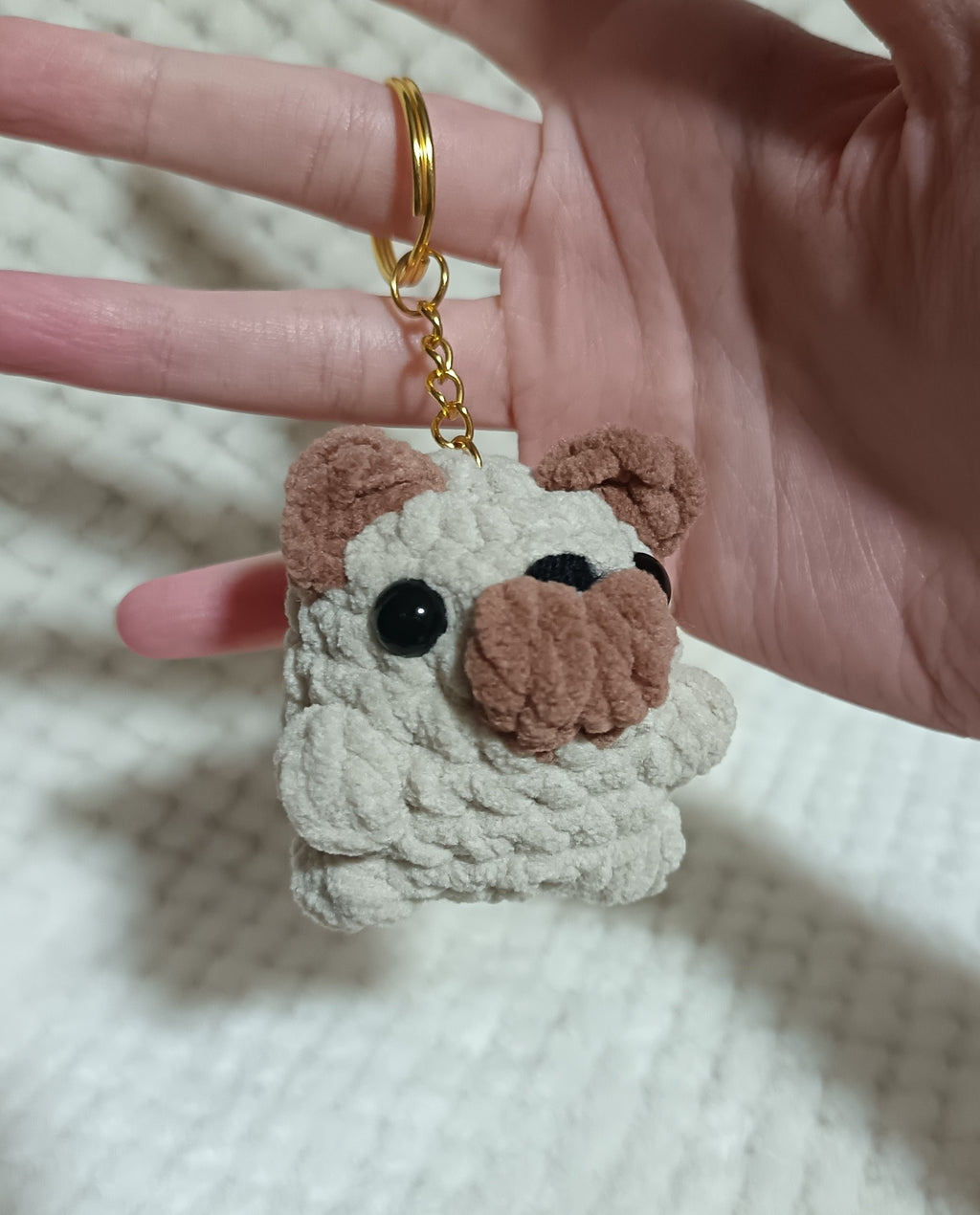 Porte-clés Mini Bouledogue