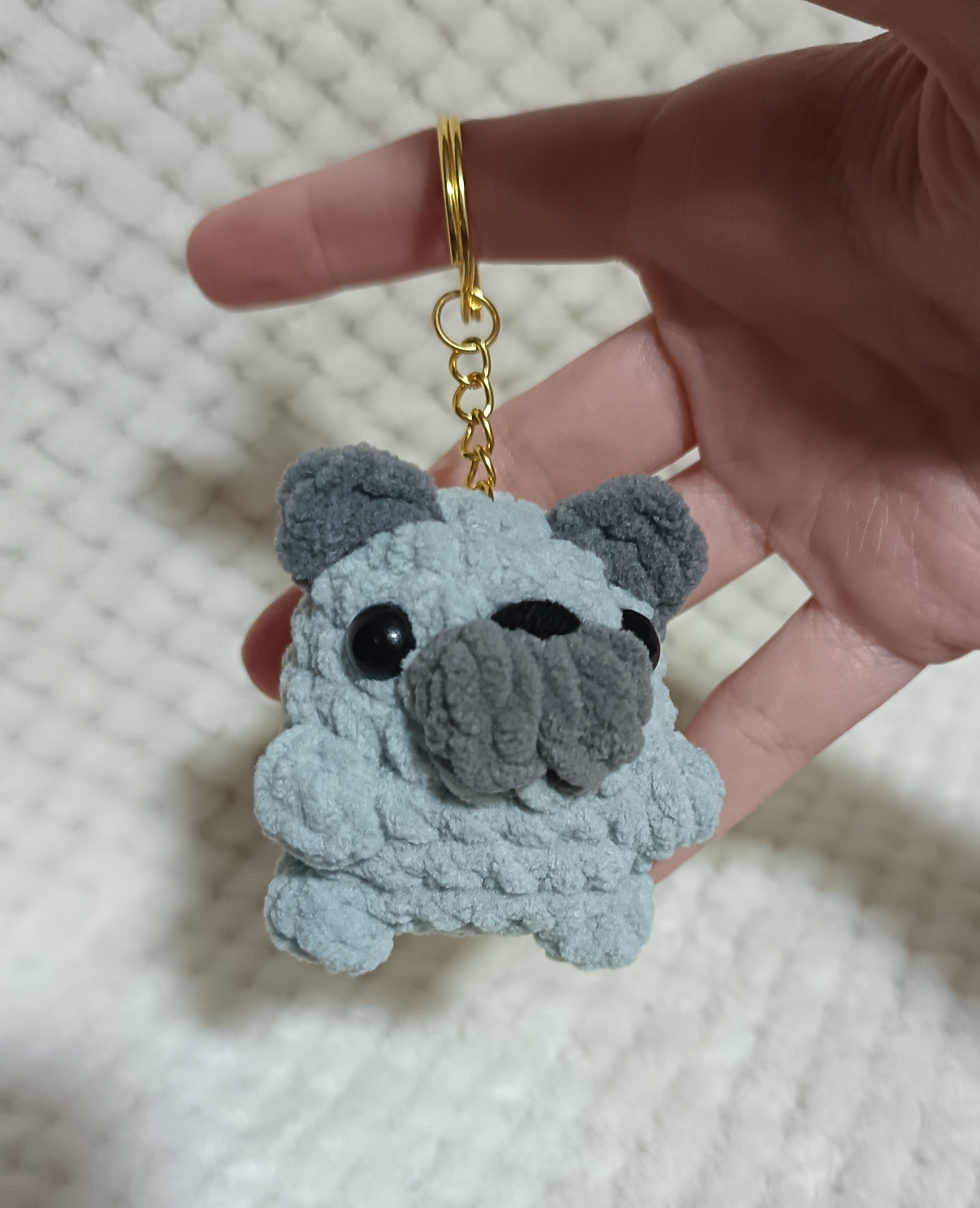 Porte-clés Mini Bouledogue