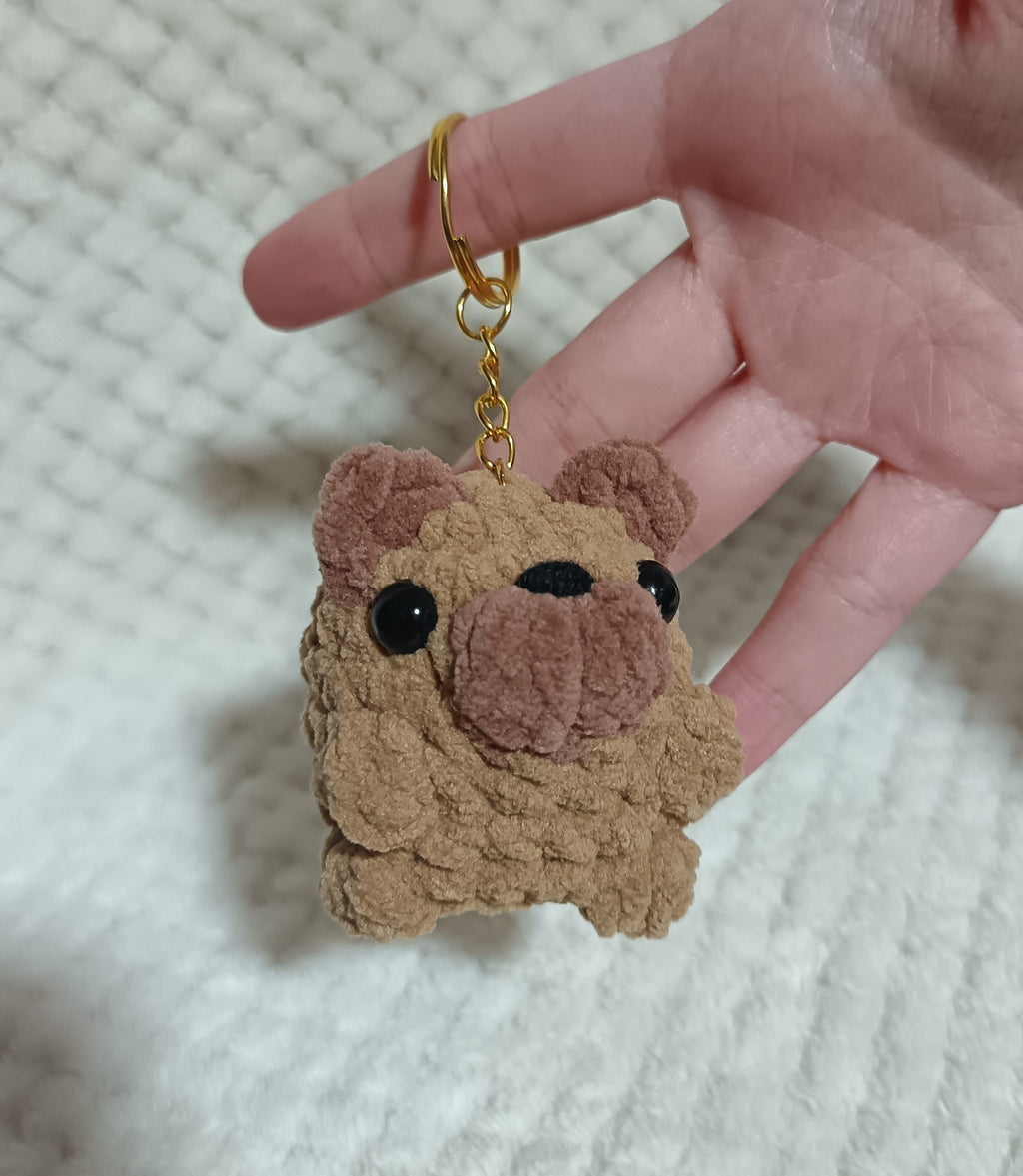Porte-clés Mini Bouledogue