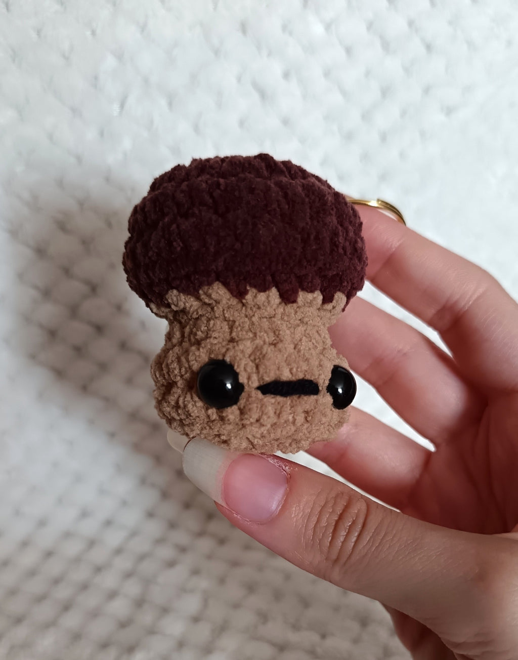 Porte-clés Champignon marron