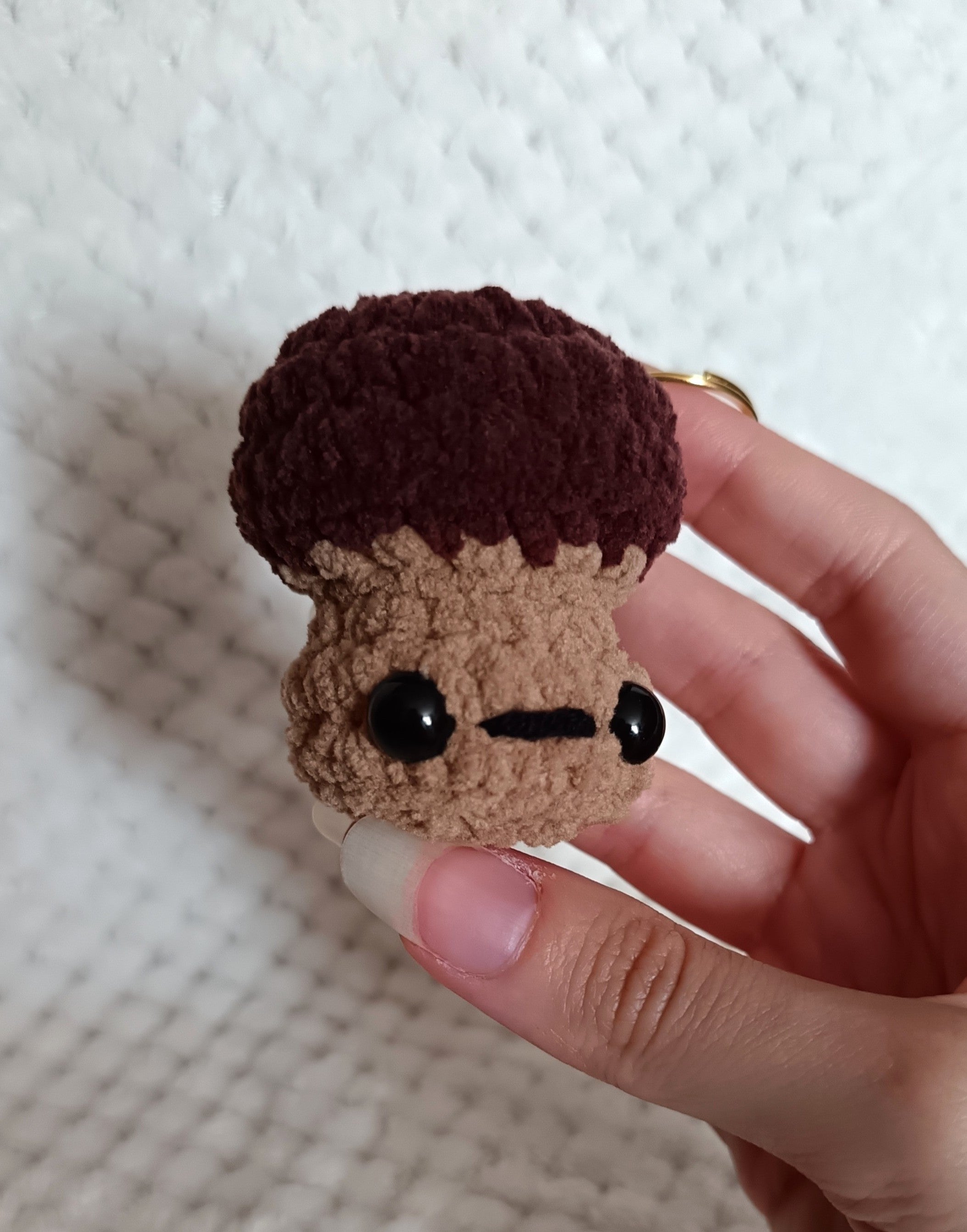 Porte-clés Champignon marron