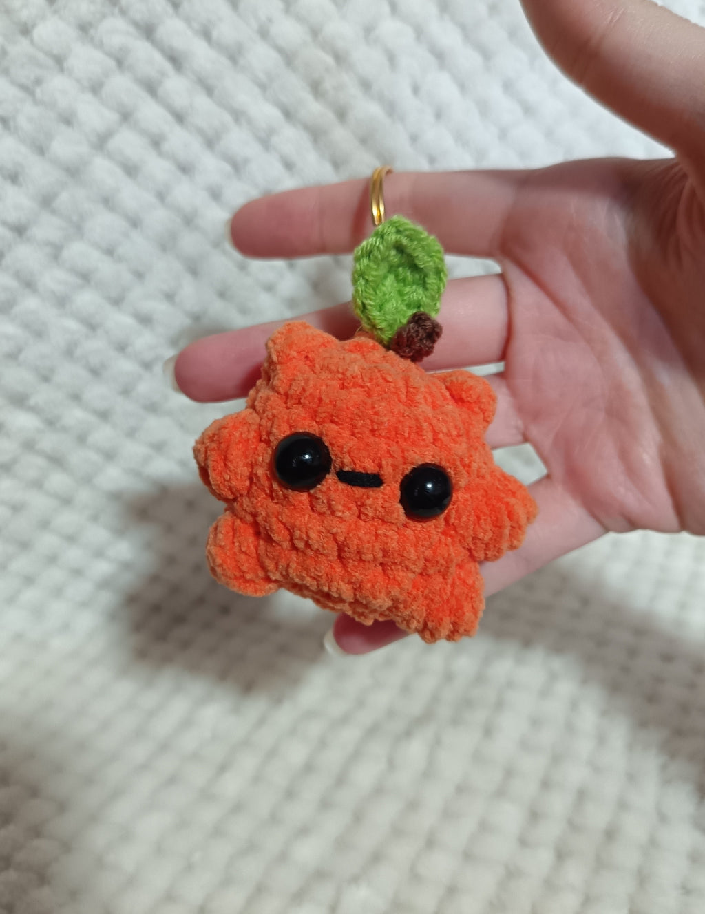 Porte-clés Petit ourson orange